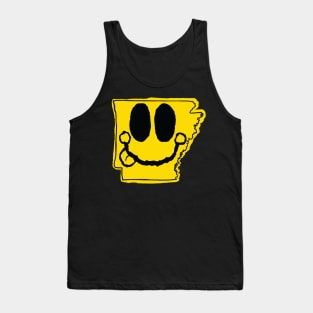 Arkansas Happy Face with tongue sticking out Tank Top